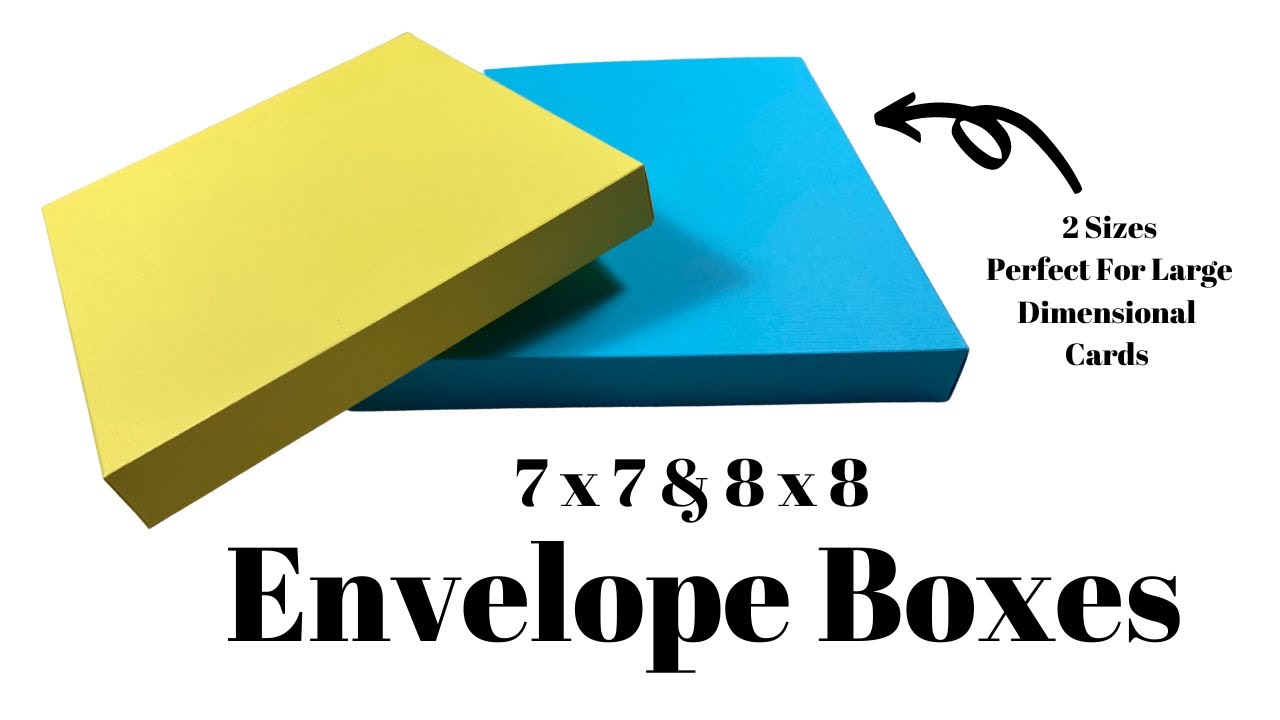 Large Envelope Boxes for Cardmaking 7