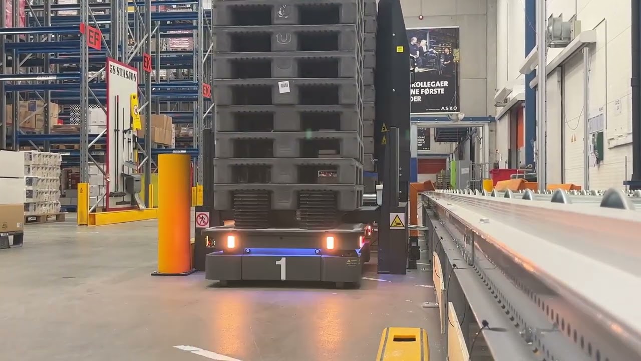 Palledispenser hos ASKO Rogaland