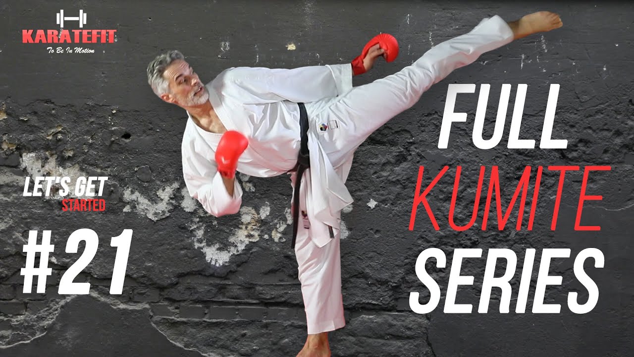 Full Kumite Series - Training #21 - Warm Up - TABATA Kumite Training for 15 Rounds - Stretching