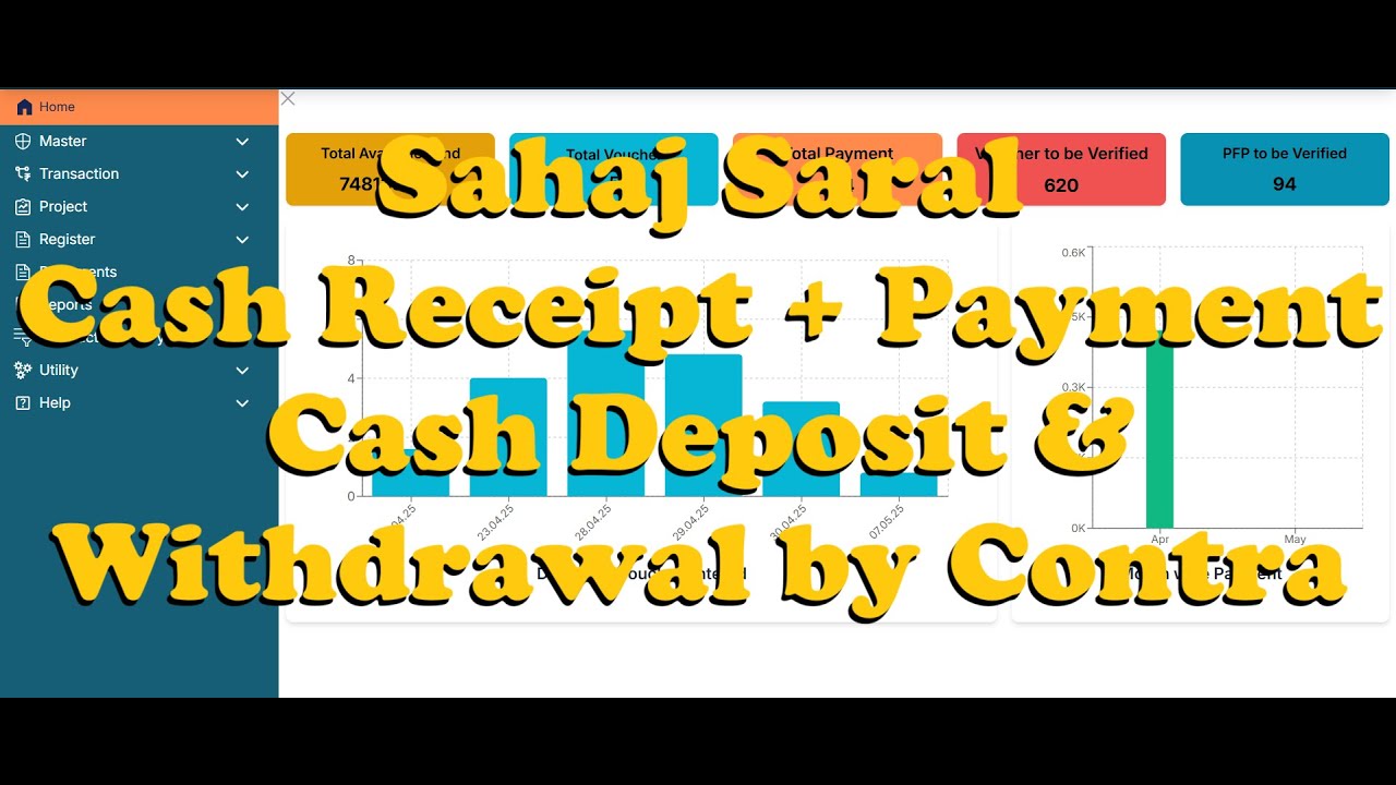 Sahaj Saral: Cash Receive/Payment + Contra Voucher Entry 💸| Real vs Nominal Explained (2025)
