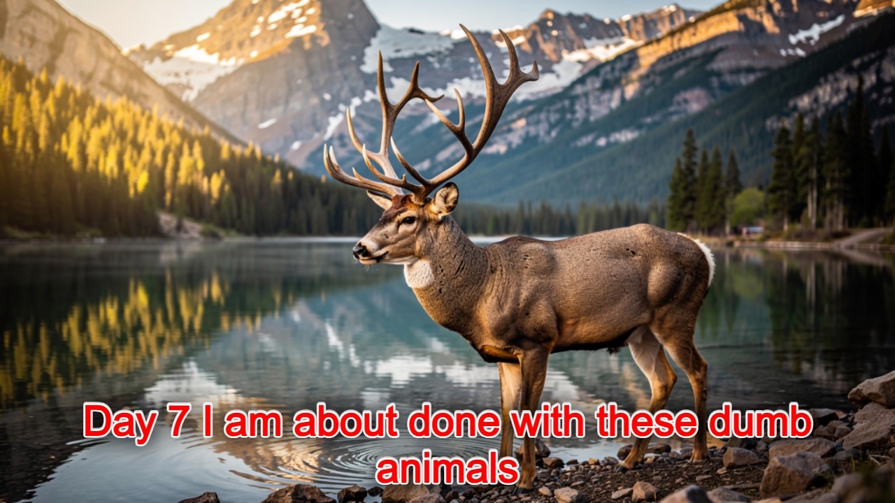 🔴Day 7 I am about done with these animals🔴
