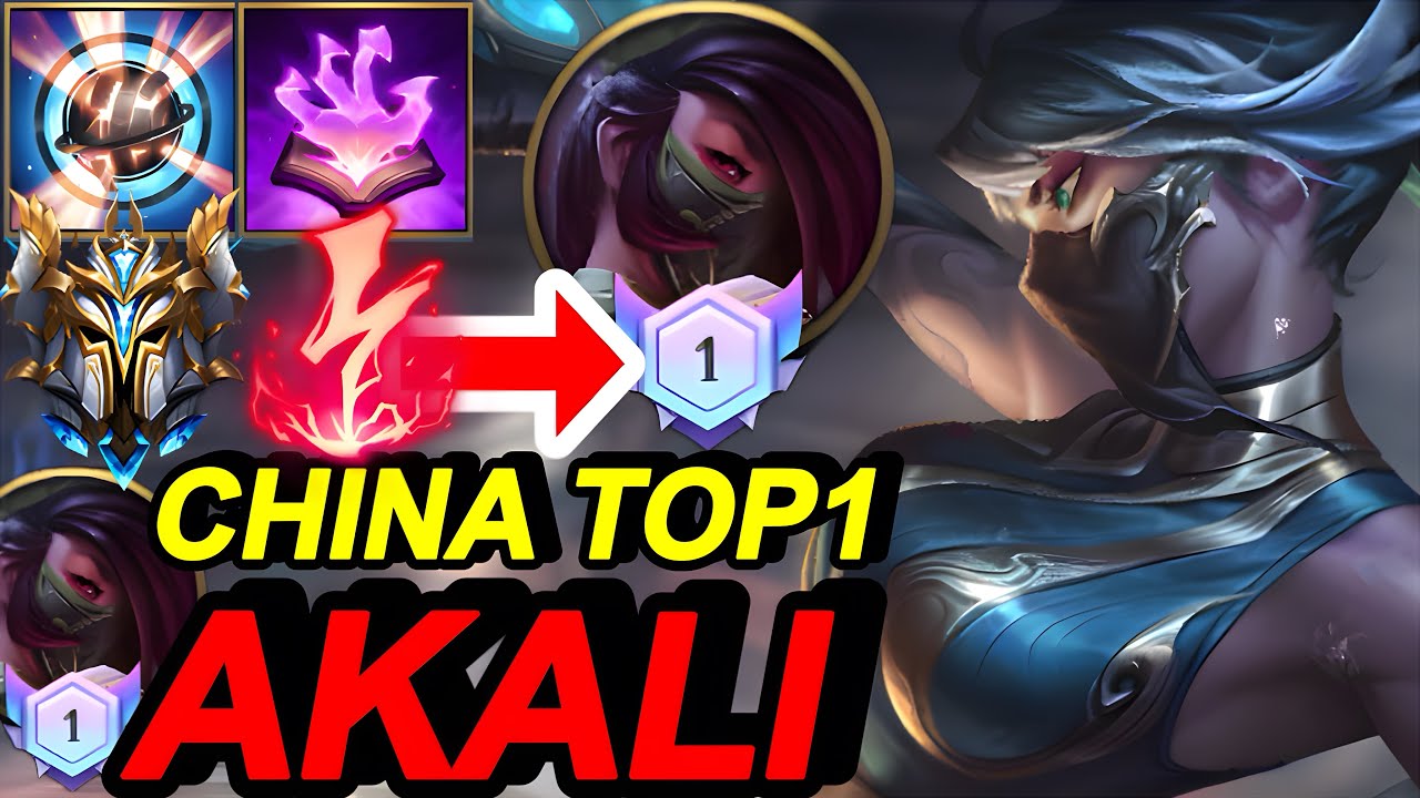 Wild Rift China Top1 Akali Mid - Sovereign Rank Gameplay - Best Build Ruens - Supreme Cells Akali