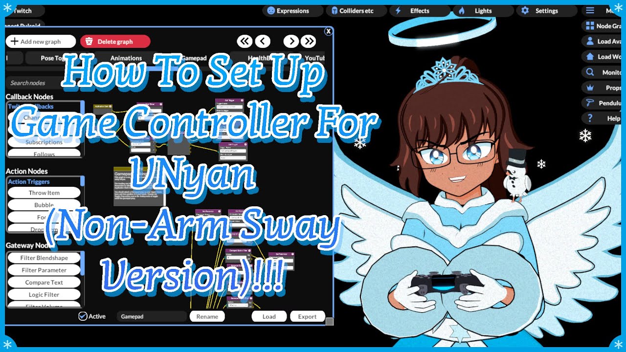 How To Set Up Game Controller For VNyan (Non-Arm Sway Version)!!!