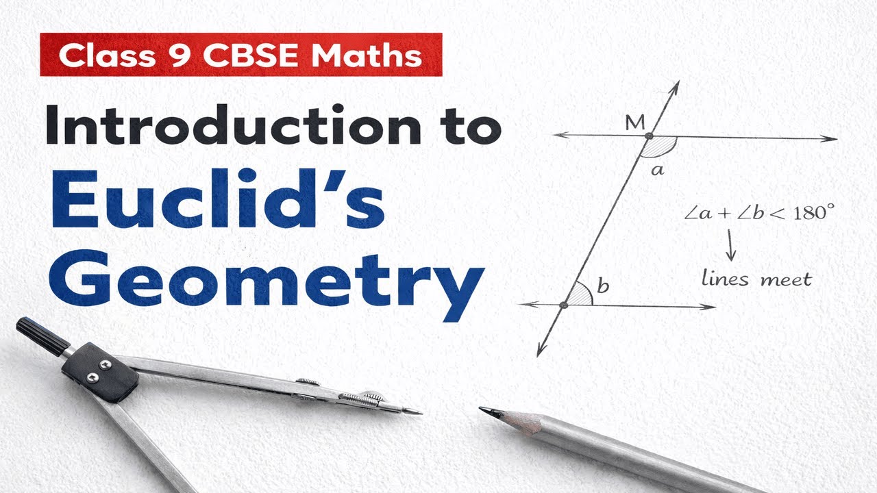 📘 Introduction to Euclid’s Geometry | Class 9 CBSE Maths  #class9maths ,#cbsemaths #euclidsgeometry