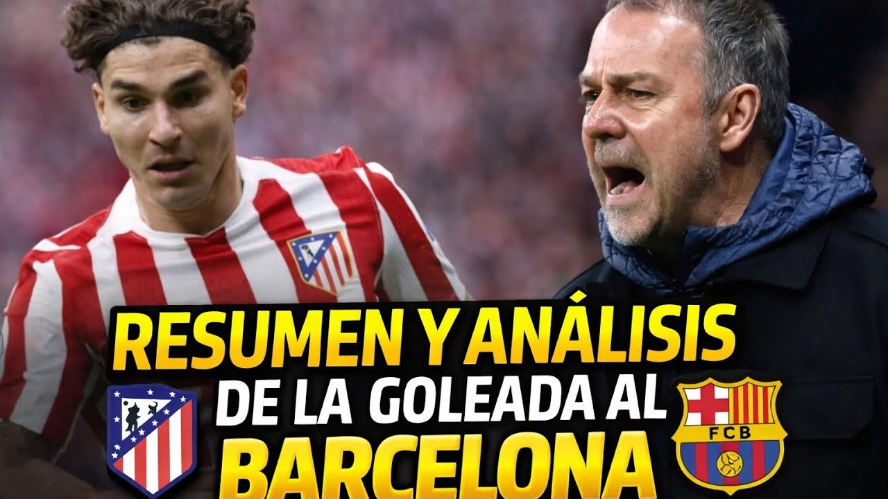 Resumen de la goleada del atlético Madrid al Barcelona por la copa del rey ida