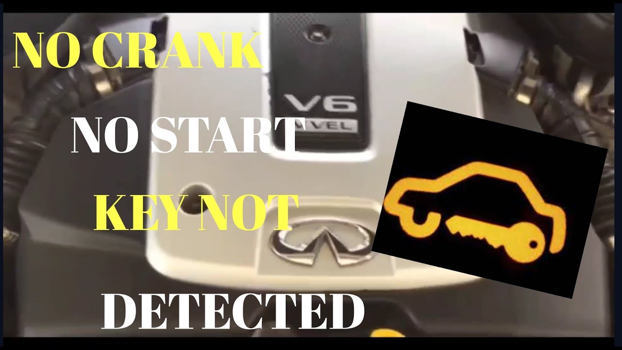 NO CRANK NO START- 2008-2013 INFINITI G37 - KEY NOT DETECTED/ NOT FOB BATTERY- SOLVED