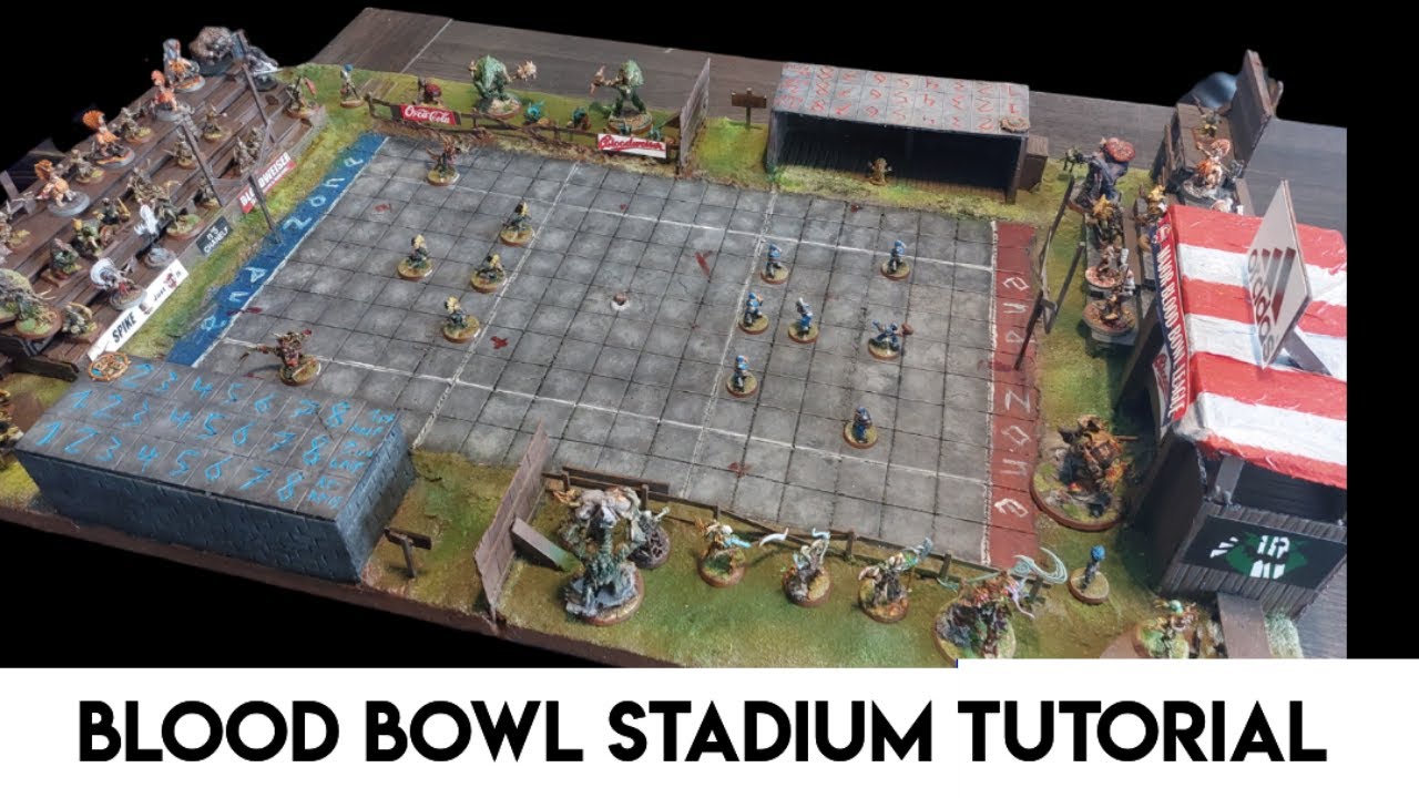 DIY BLOOD BOWL 7's Stadium: Step-By-Step Building Guide!