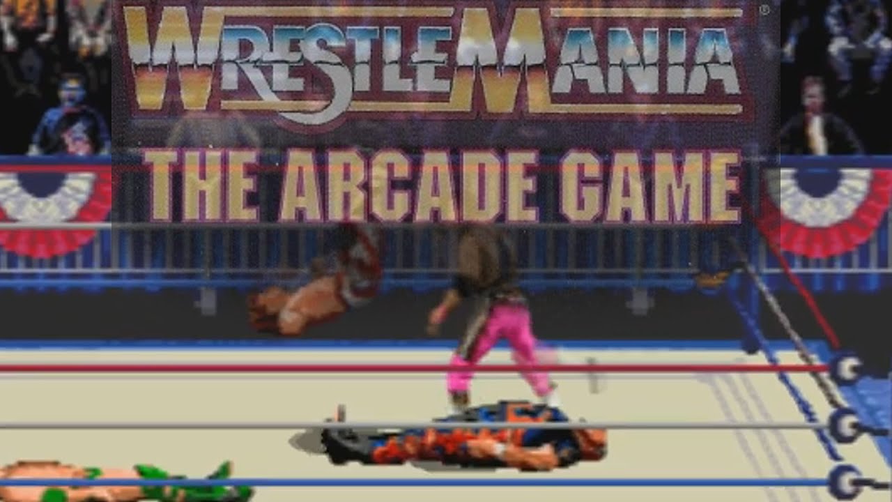 WWF WrestleMania: The Arcade Game (Sega) - Bret Hitman Hart - Walkthrough HD no commentary
