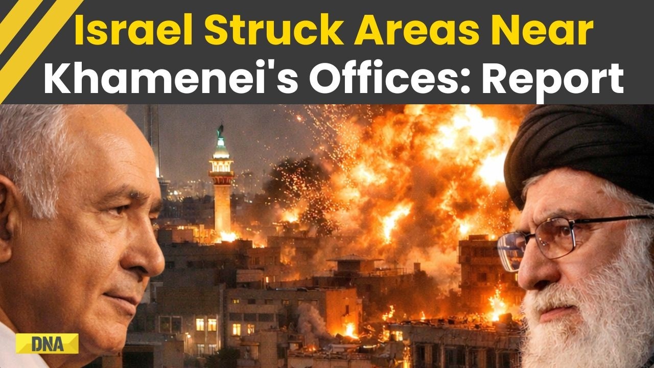 Israel Iran War: Strike Hits Near Khamenei’s Office As Israel, US Attack Tehran | US Iran War