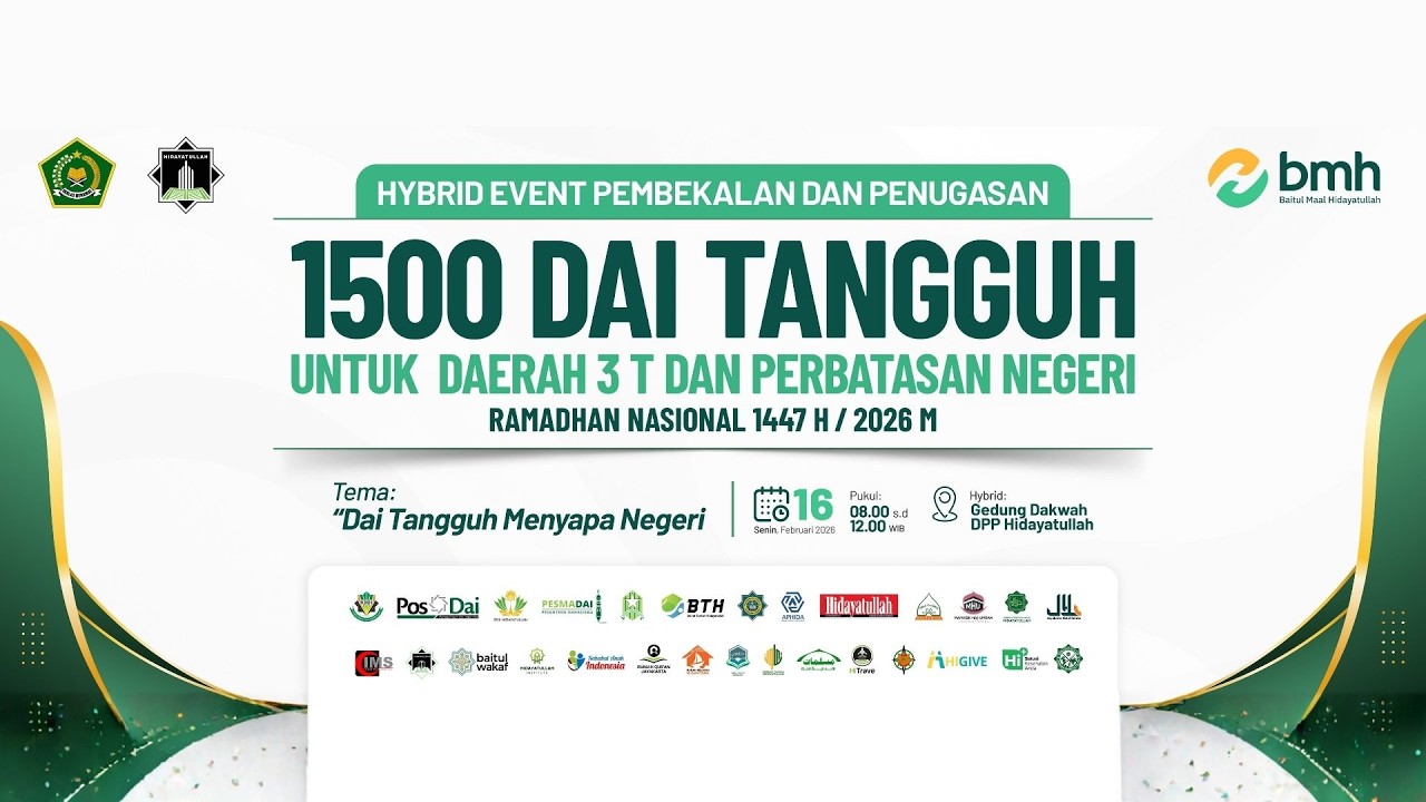 Pembekalan dan Penugasan Dai Ramadhan 1447H