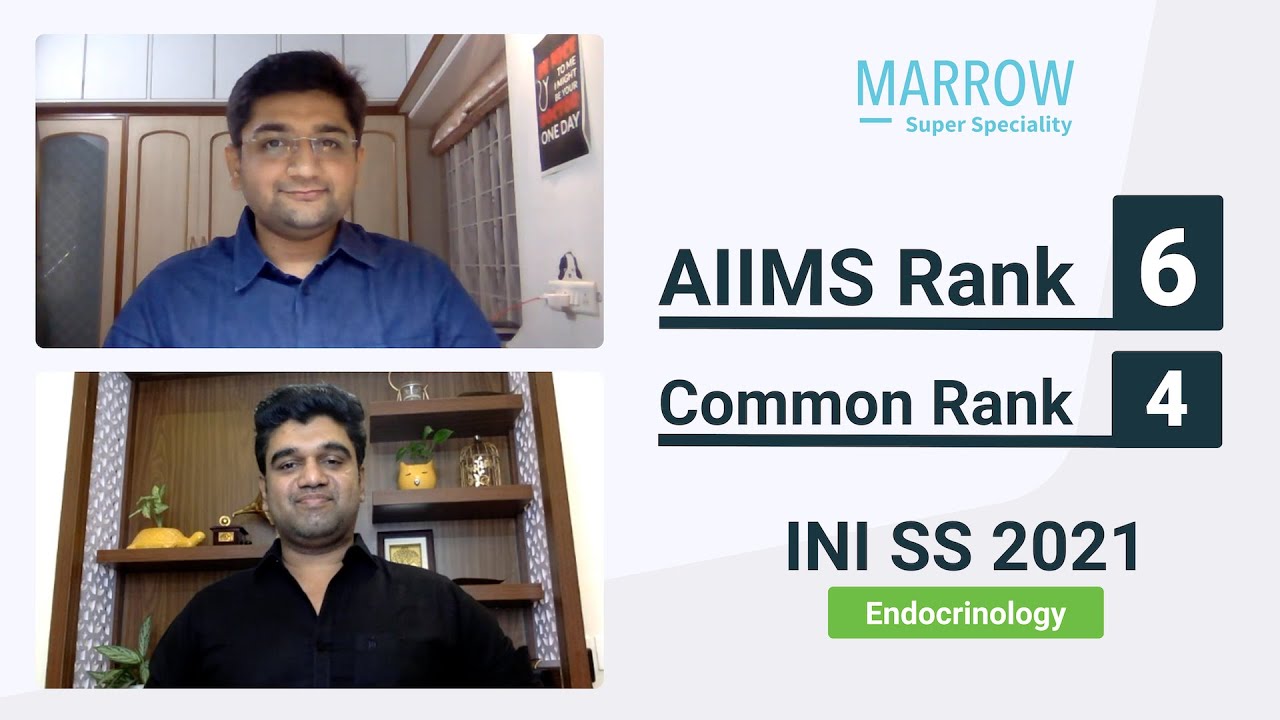 Rank 6 AIIMS Endocrinology, Rank 4 INI-SS, Dr Ravi, Marrow SS Pro student speaks to Dr Rakesh S Nair