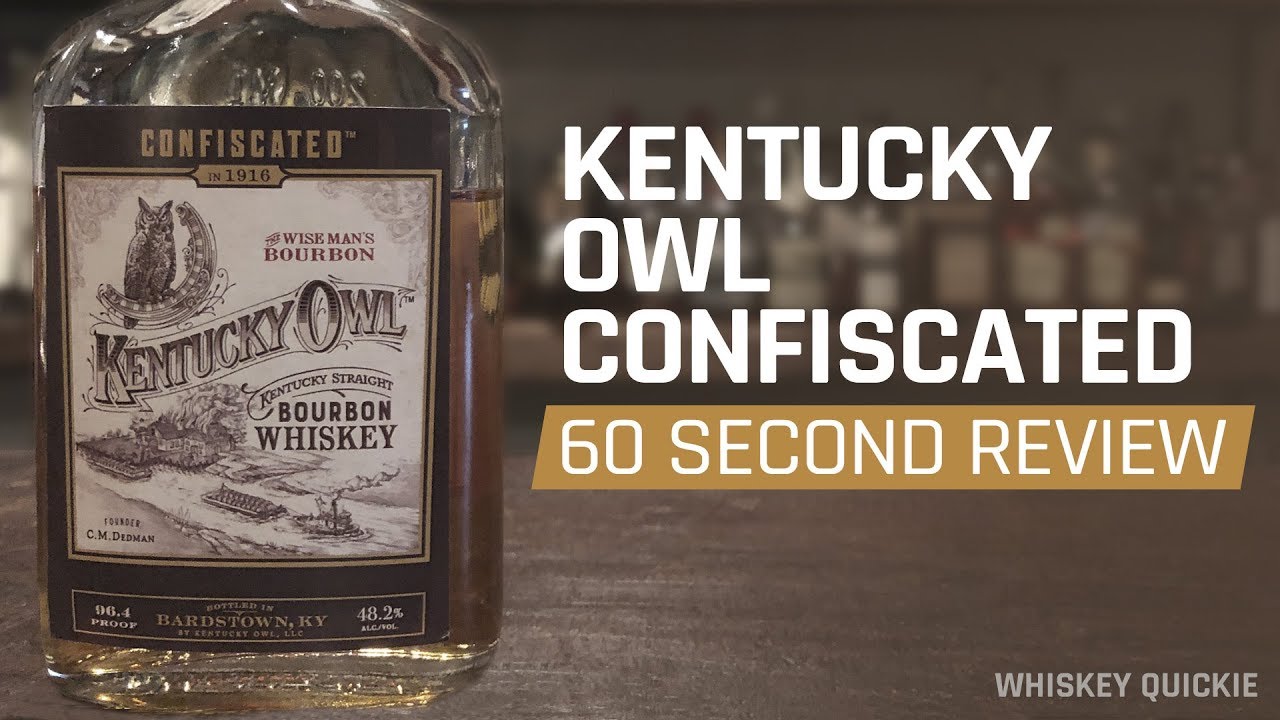Kentucky Owl Confiscated Review in 60 Seconds | Whiskey Quickie