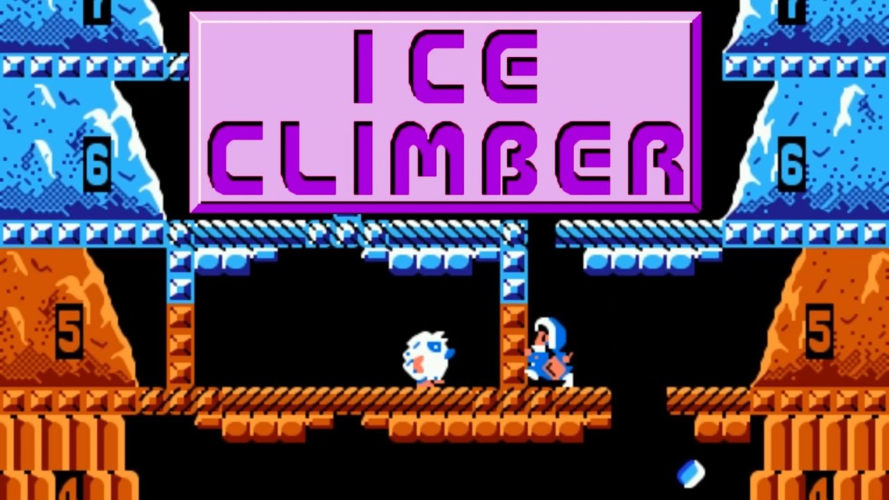 Ice Climber (NES - Dendy - Famicom - 8 bit) (USA-version) - Прохождение игры на Денди до 34 уровня
