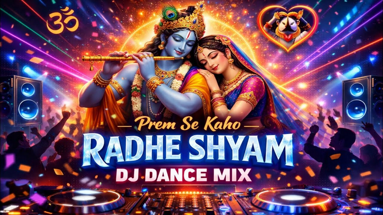 Prem Se Kaho Radhe Shyam 🕉️💙 DJ Dance Mix
