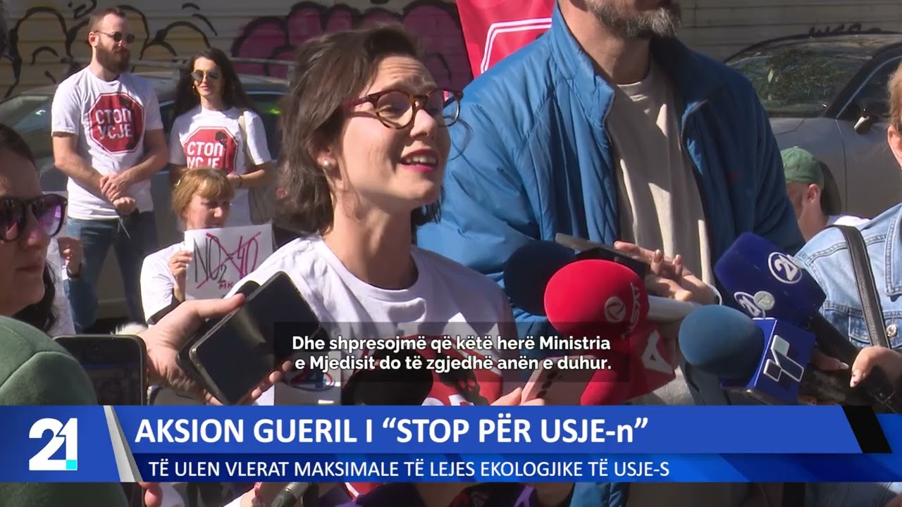 Aksion gueril i “Stop për Usje-n”! Të ulen vlerat maksimale të lejes ekologjike të Usje-s