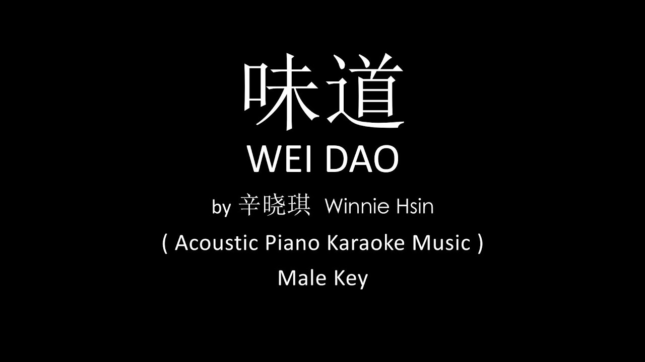 Wei Dao 味道 - Winnie Hsin 辛晓琪 ( Acoustic Piano Karaoke Music )