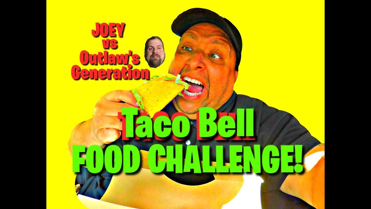 Taco Bell Party Pack Food Challenge ~ Outlaws Generation vs Joey