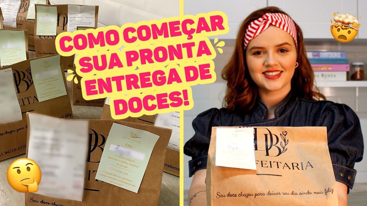 COMO COME&Ccedil;AR SUA PRONTA ENTREGA DE DOCES? Quais doces? Quantos?