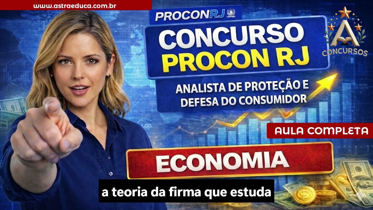 ECONOMIA | Concurso PROCON-RJ | Analista de Prote&ccedil;&atilde;o e Defesa do Consumidor | C. Espec&iacute;ficos