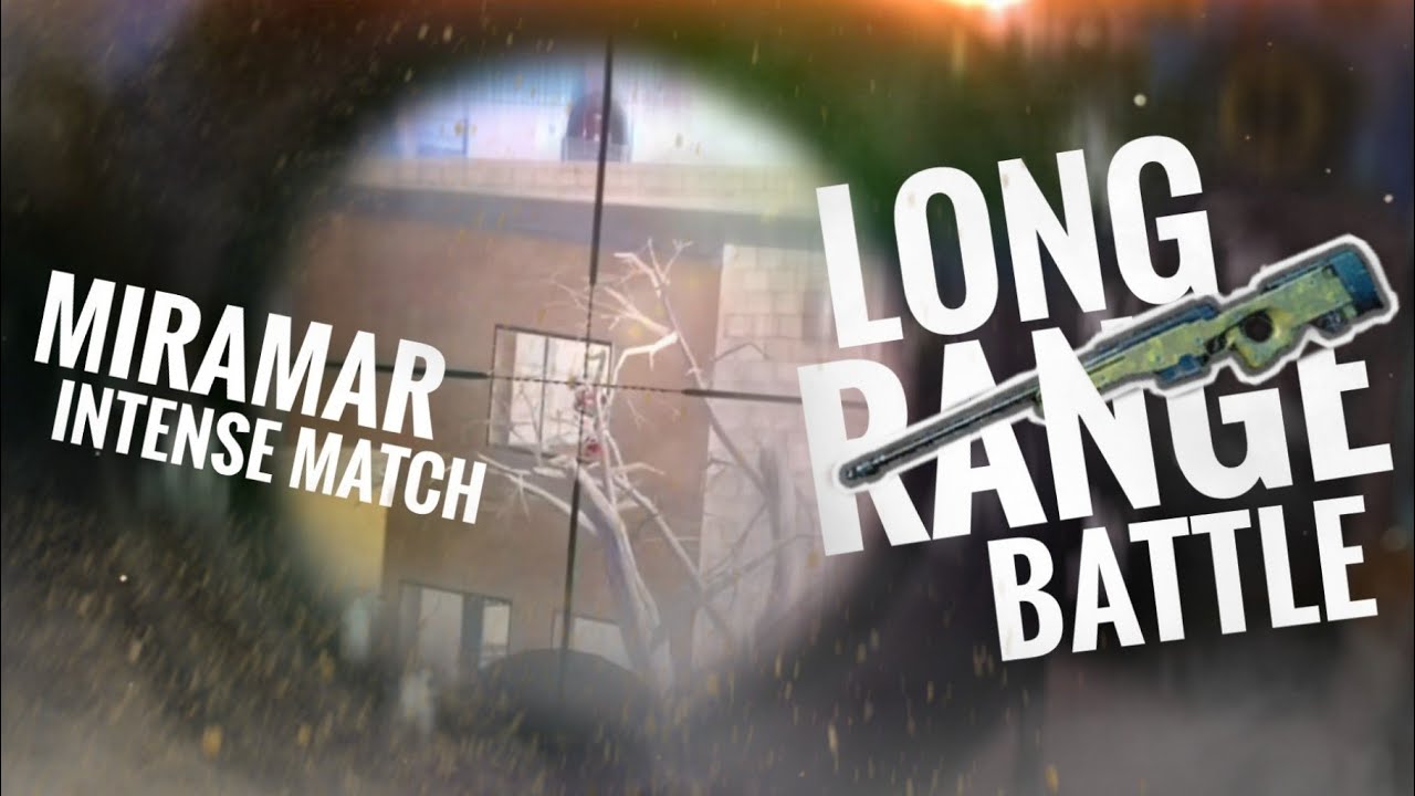 [PUBG MOBILE] MIRAMAR Win, Only need Long range battle skill