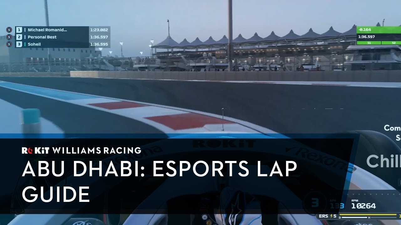 Join Williams Esports for a hot lap of Yas Marina!