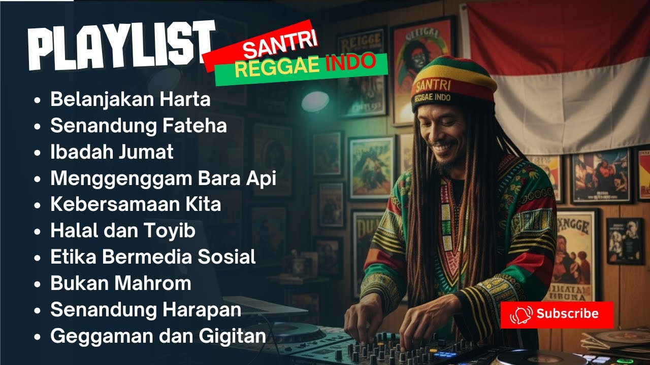 🎶 KUMPULAN LAGU REGGAE ISLAM 2025 | Santri Reggae Indo | BELANJAKAN HARTA