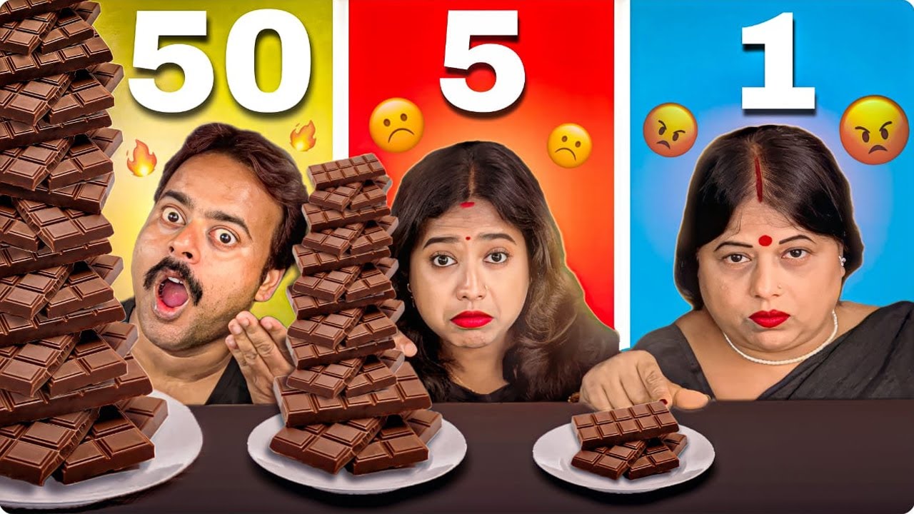 50 Layers Food Challenge | Extreme Funny Food Challenge | Indian Eating Show