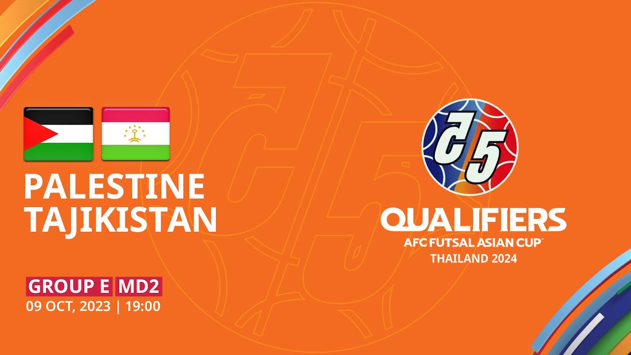Palestine - Tajikistan | AFC Futsal Asian Cup 2024 Qualifiers | Group E | MD2