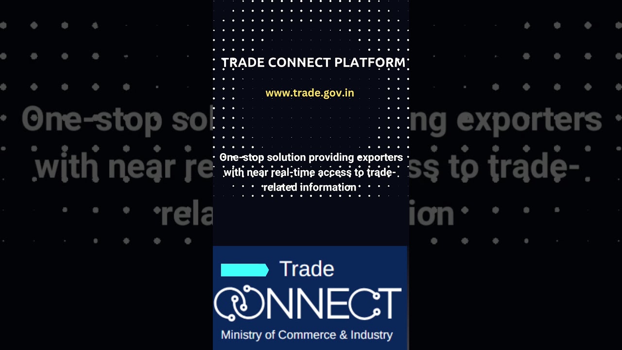 Trade connect platform for global trade related information #exim #tradeconnect #exportimport  #wto