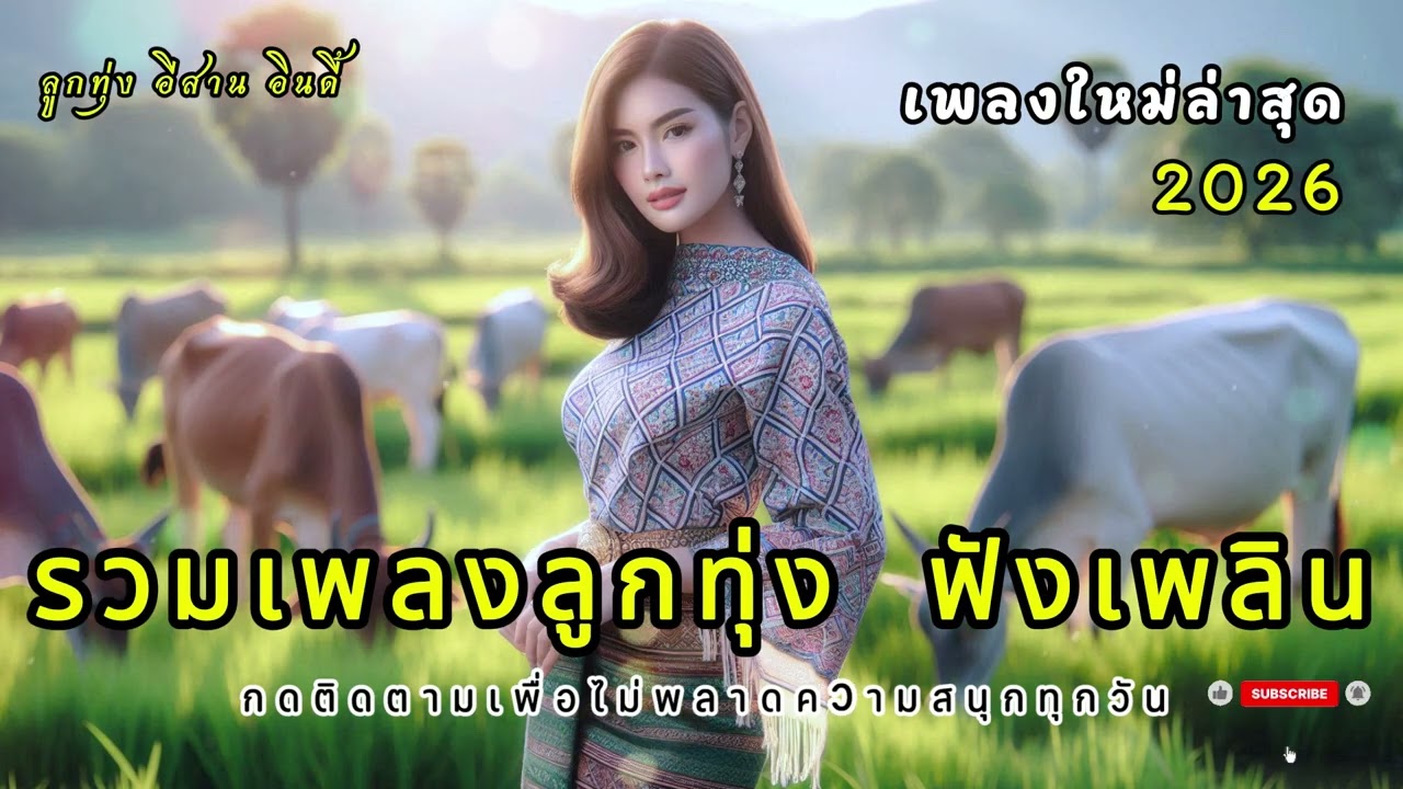 เพลงลูกทุ่งเพราะๆ 2026  คนไกลบ้าน ฟังเพลิน ฟังสบาย ในวันทำงาน เพลงใหม่ล่าสุด เติมกำลังใจ