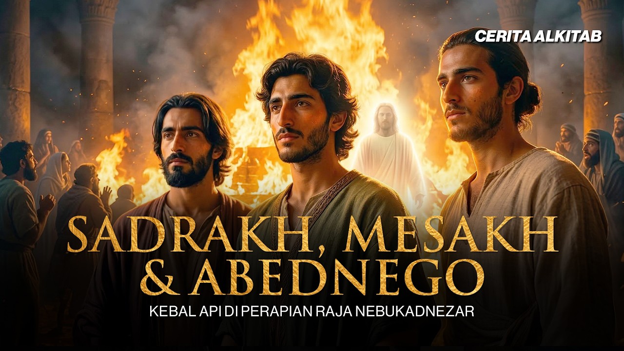Cerita Alkitab: Kisah Sadrakh, Mesakh & Abednego | Kebal Api di Perapian Raja Nebukadnezar