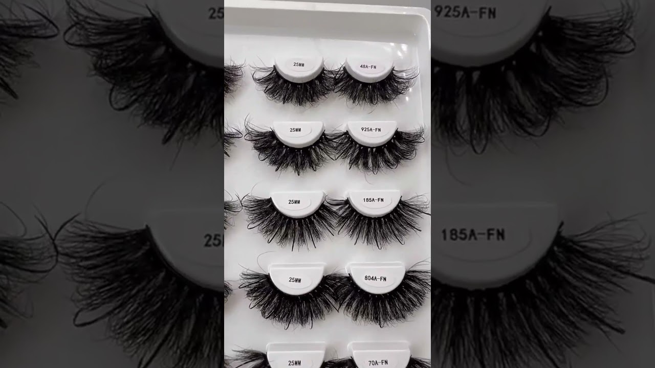 ULTIMATE WET MINK LASHES 25mm! 💦 #DramaticLashes  #makeup #acelifelashes #25mmlashes #3dminklashes