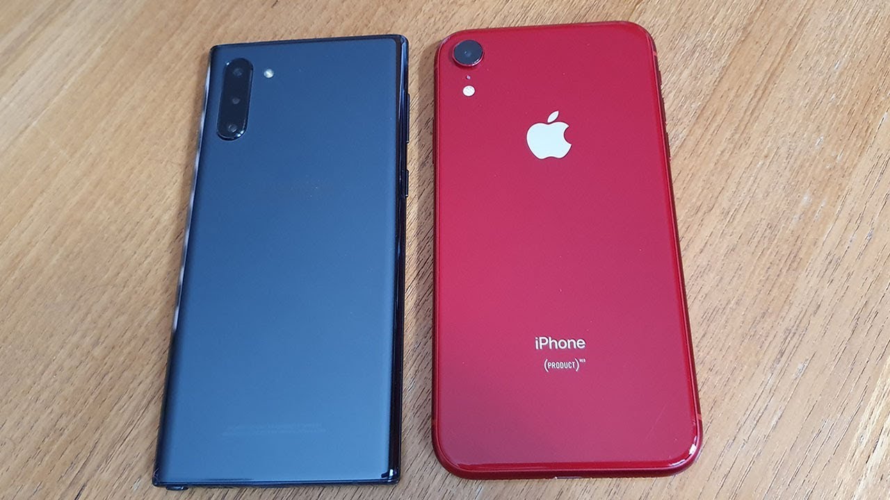 Galaxy Note 10 vs Iphone XR - Fliptroniks.com