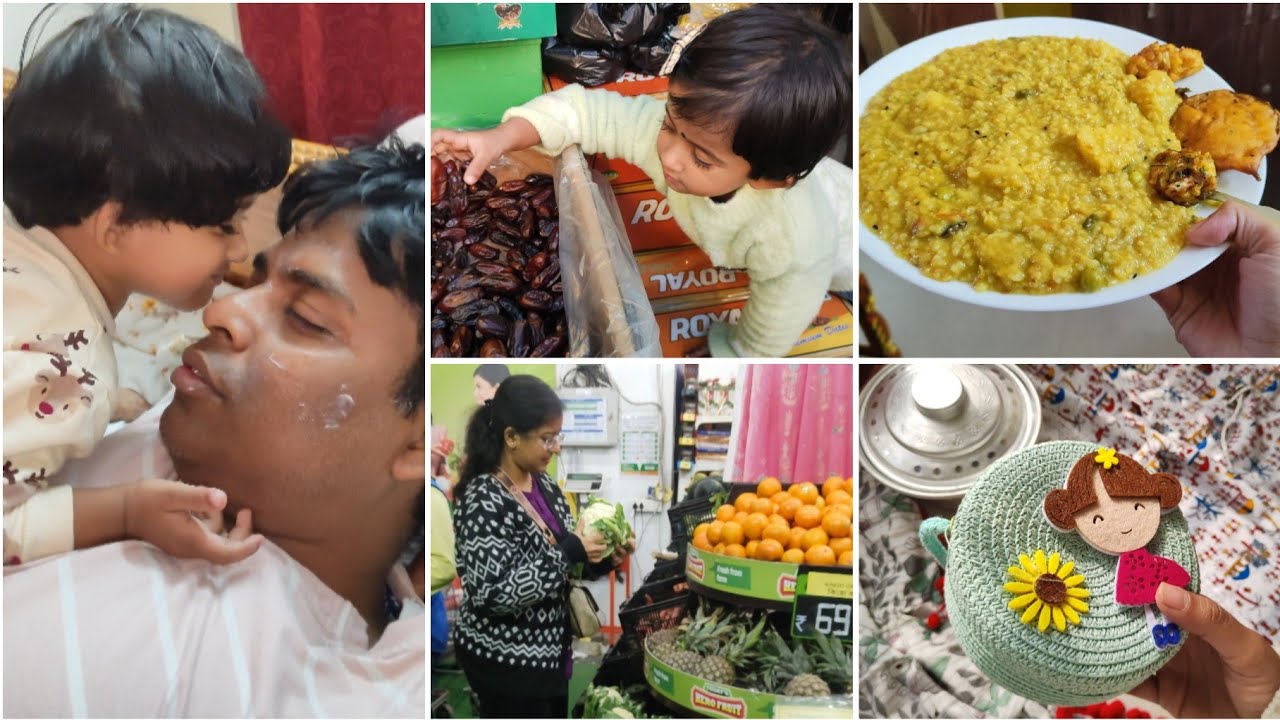 Winter special lunch | Dry fruits Market | Small trip with Misti | Grocery & vegetable shopping