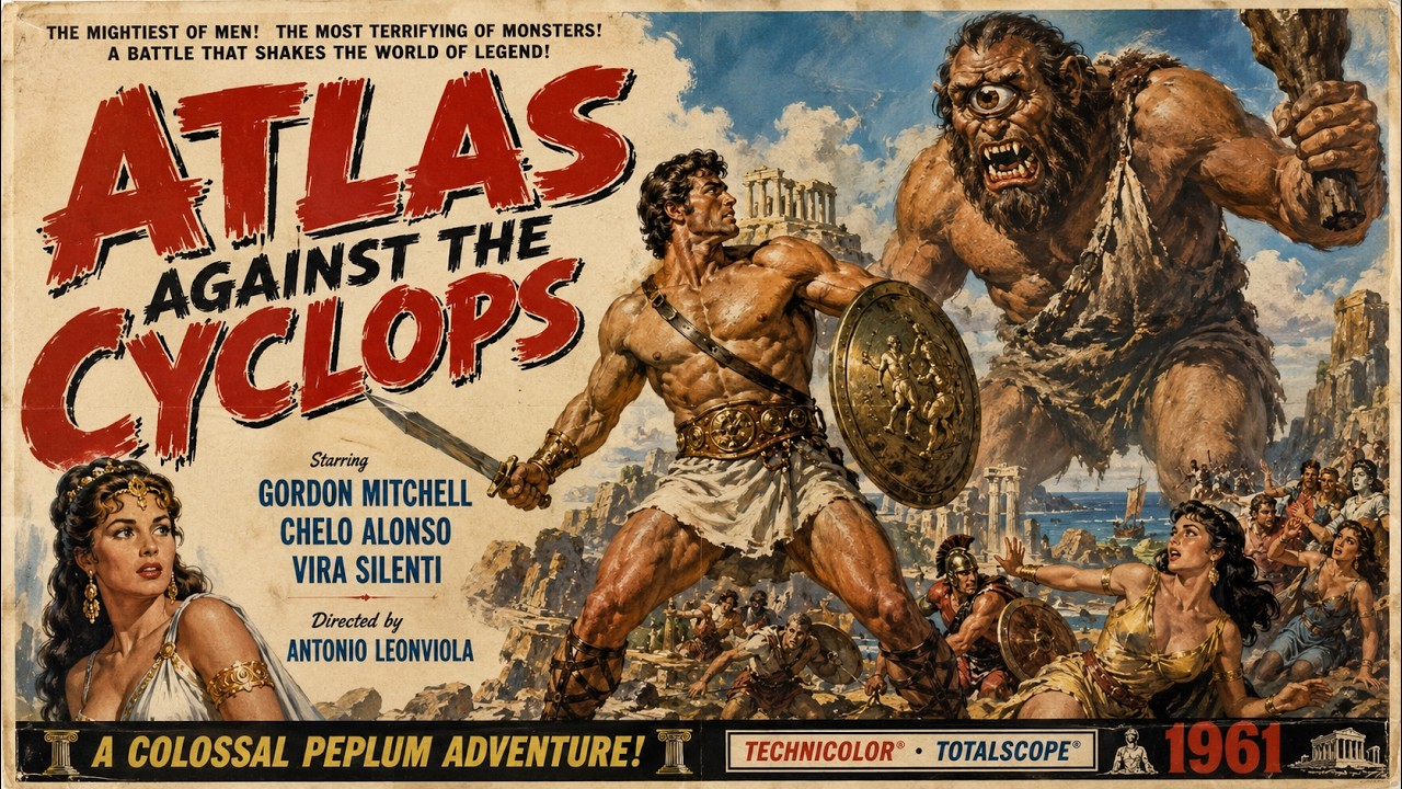 Atlas Against the Cyclops | Full Action Movie HD | The Apocalypse of the Titans and the Mythic Fury