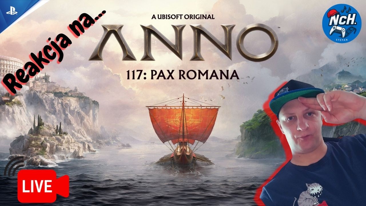 2🔴 Reakcja na Anno 117: Pax Romana – Darmowy Weekend to gramy! :)  #nażywo