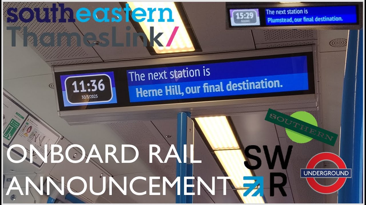 Rail Announcement Compilation March 2025 - Including SUPER RARE routes and CURTAILMENTS