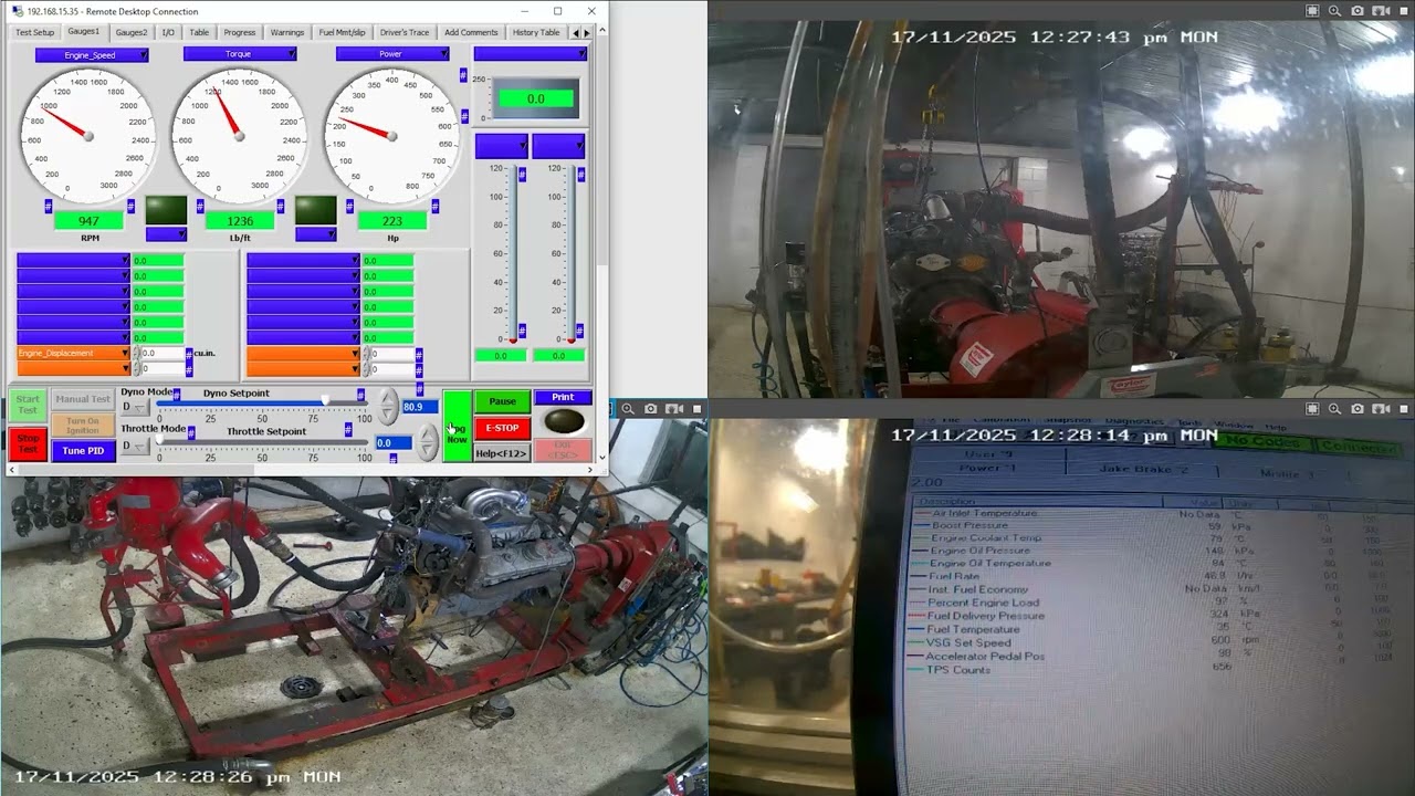 8V92-DDEC3 8VF Dyno run 8VF133289