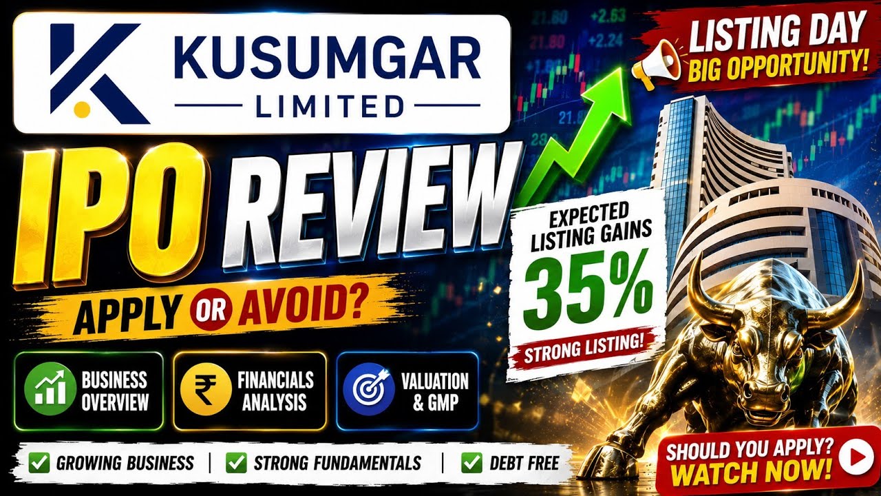 Kusumgar Limited IPO Review|35% Listing Gains| Apply or Avoid? |GMP, Financials & Valuation| Kannada