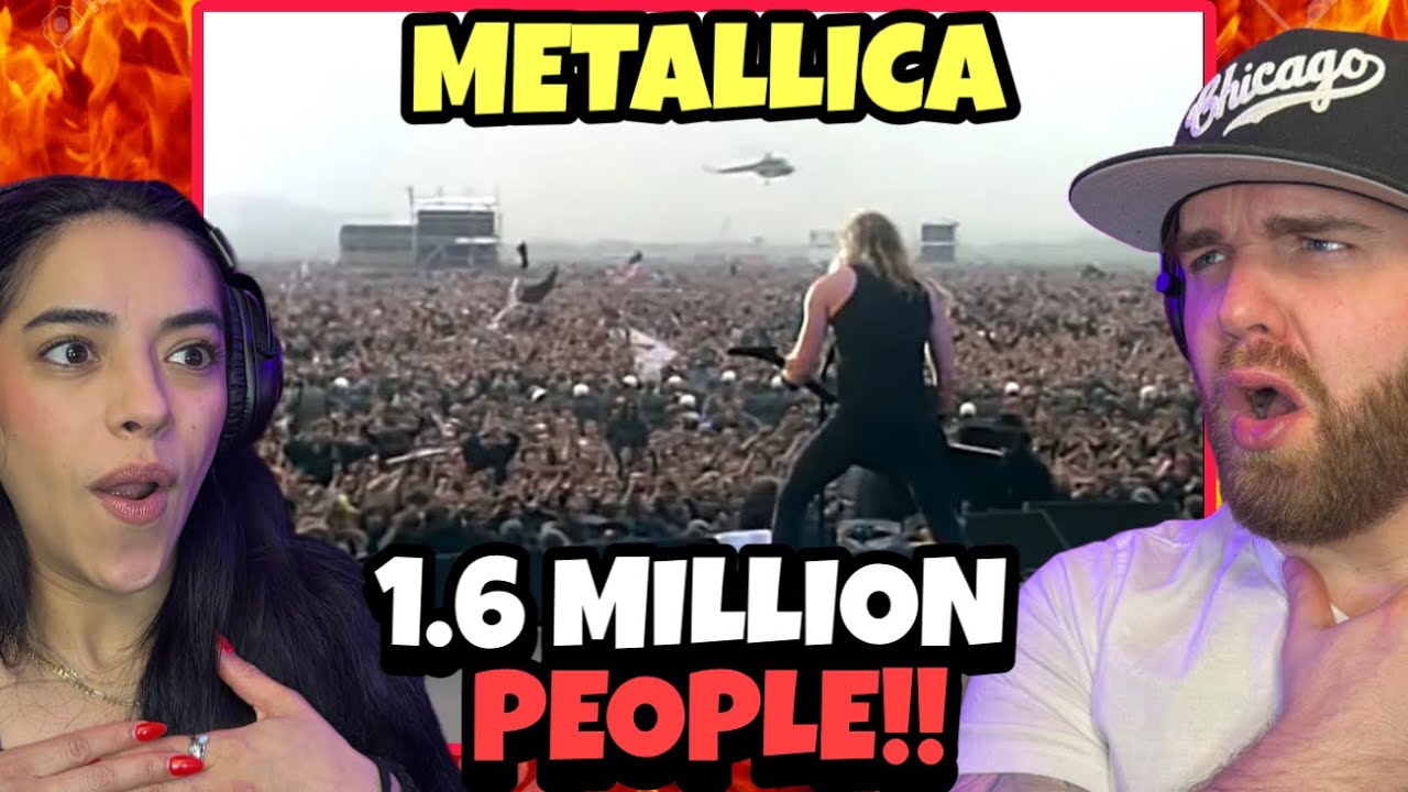 У КАРЕН ОТВАЛИЛАСЬ ЧЕЛЮСТЬ, УВИДЕВ ТОЛПУ! Metallica - Enter Sandman Live, Москва, 1991. Реакция К...