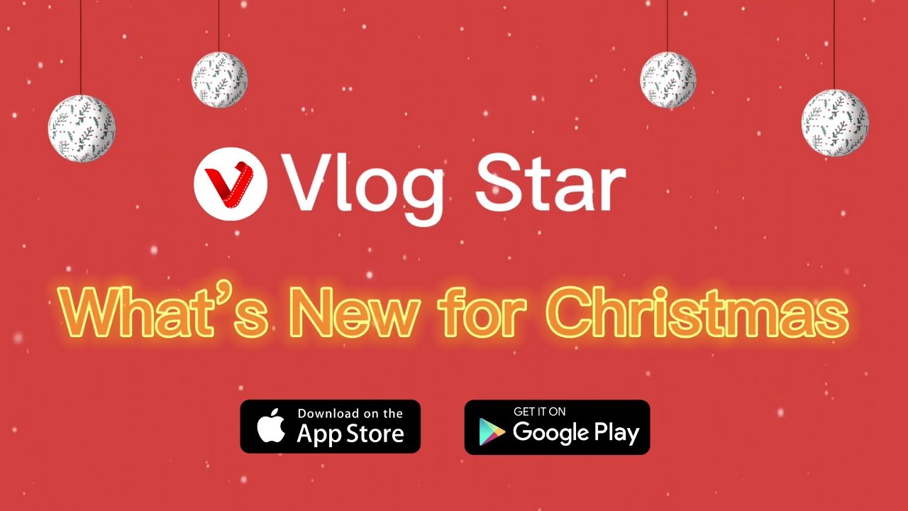 Vlog Star: What’s New for Christmas 🎅 | Green Screen, Stickers,Transition...