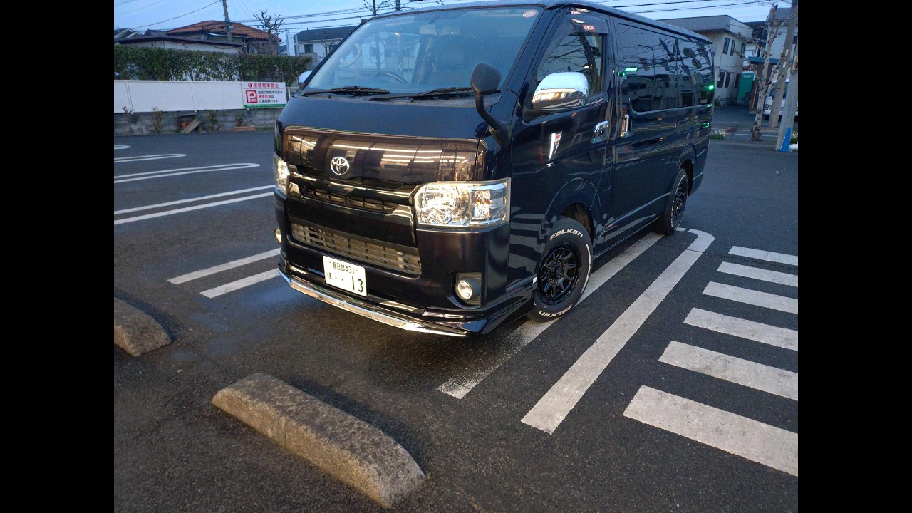 【レジアスエース一旦完成】（ハイエース）
