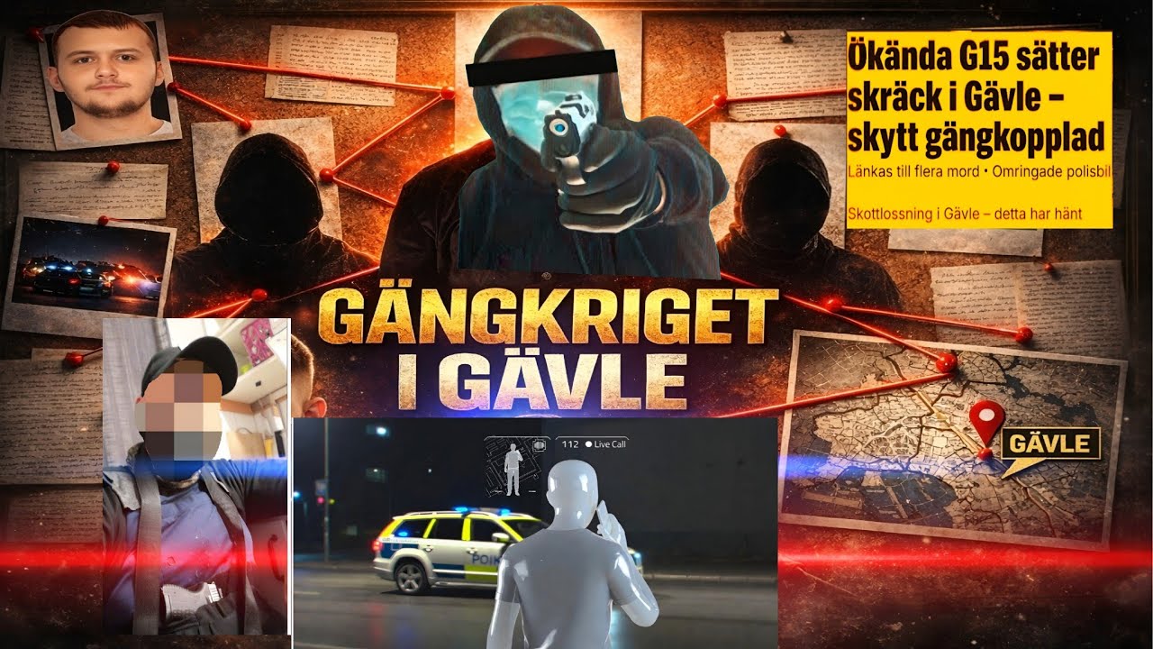 G&auml;ngkriget i G&auml;vle &ndash; Skjutningarna, h&auml;mnden och mordet i Centrala G&auml;vle | Dokument&auml;r
