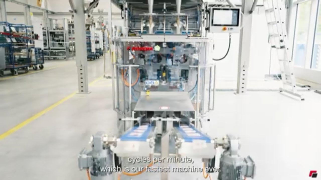 ROVEMA BVC 165 Twin Tube: High-Speed Packaging for Confectionery Lines