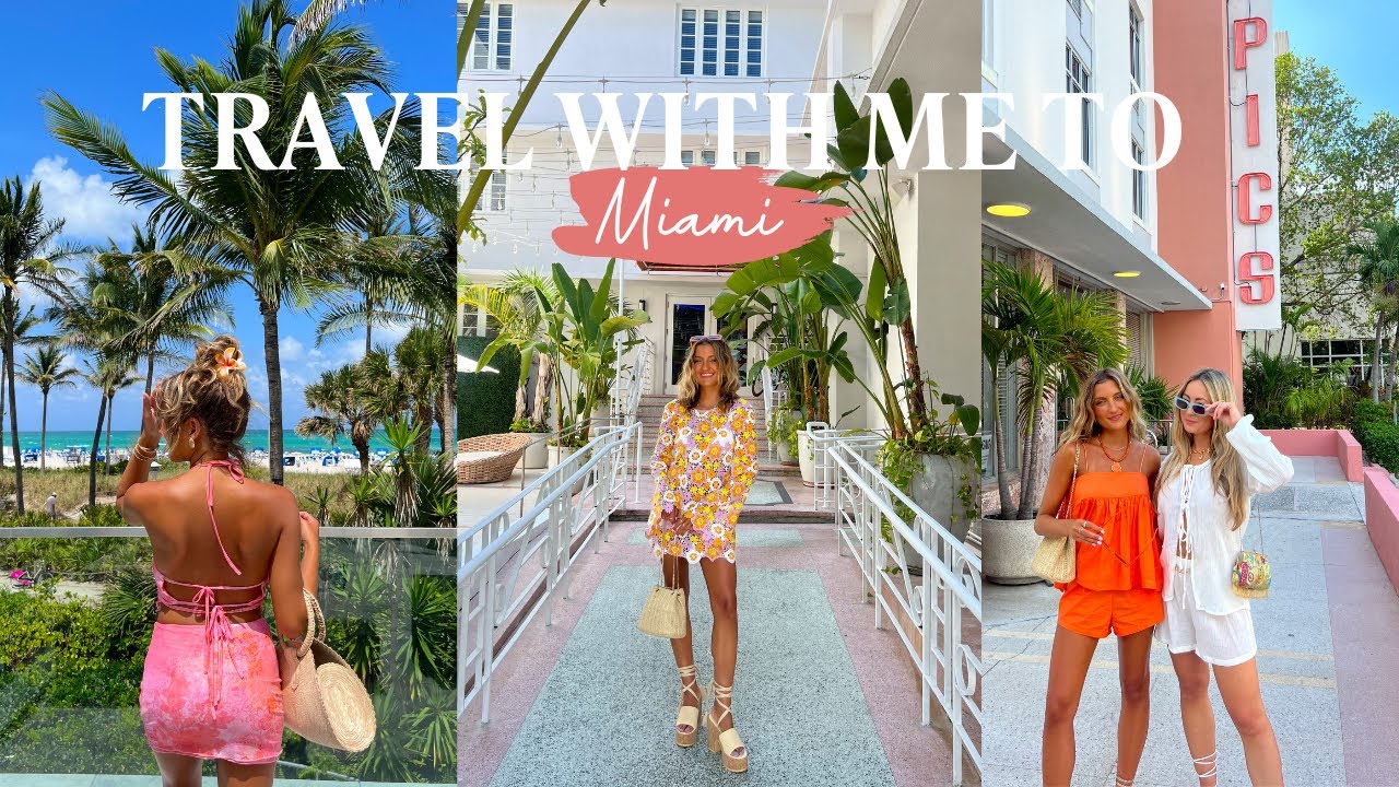 TRAVEL WITH ME TO MIAMI, FLORIDA || swim week fashion shows, sports illustrated, meeting influencers