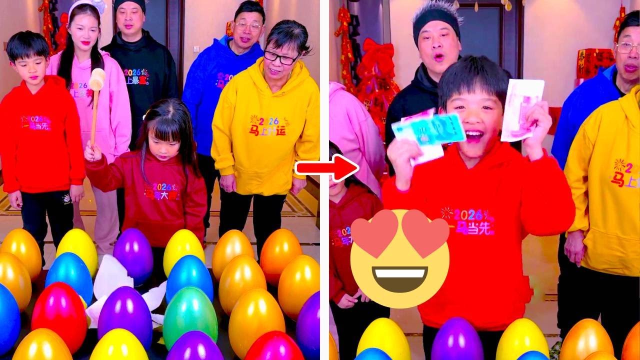 Family Games | Smash the Golden Egg Challenge! It's so much fun! #funny #partygame #challenge