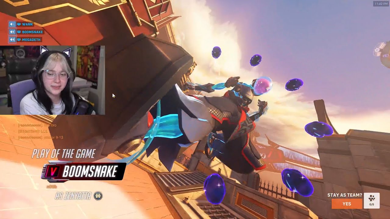 POTG! ПОДДЕРЖКА! СТАДИОН! АСПЕН ЗЕНЬЯТТА, ГЕЙМПЛЕЙ OVERWATCH 2, СЕЗОН 17