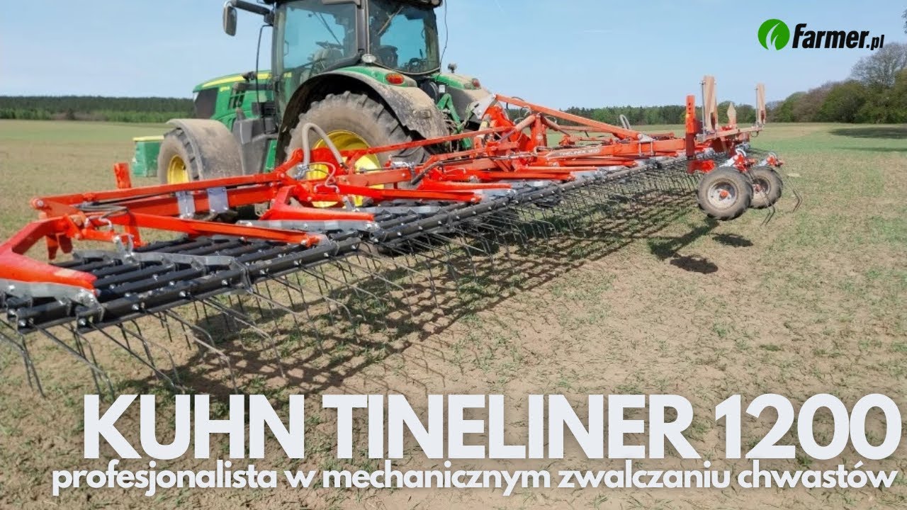 Kuhn Tineliner - profesjonalista w mechanicznym zwalczaniu chwastów | Farmer.pl