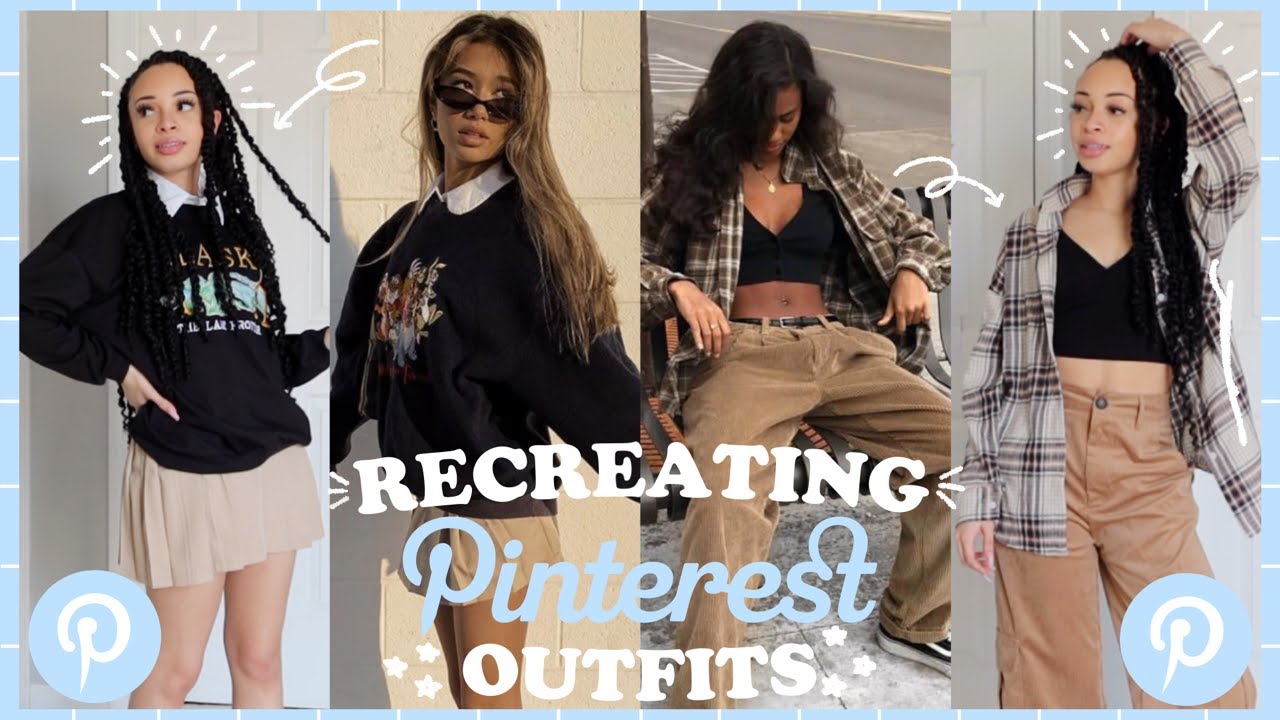 RECREATING pinterest outfits! *i kind of snapped* | aliyah simone