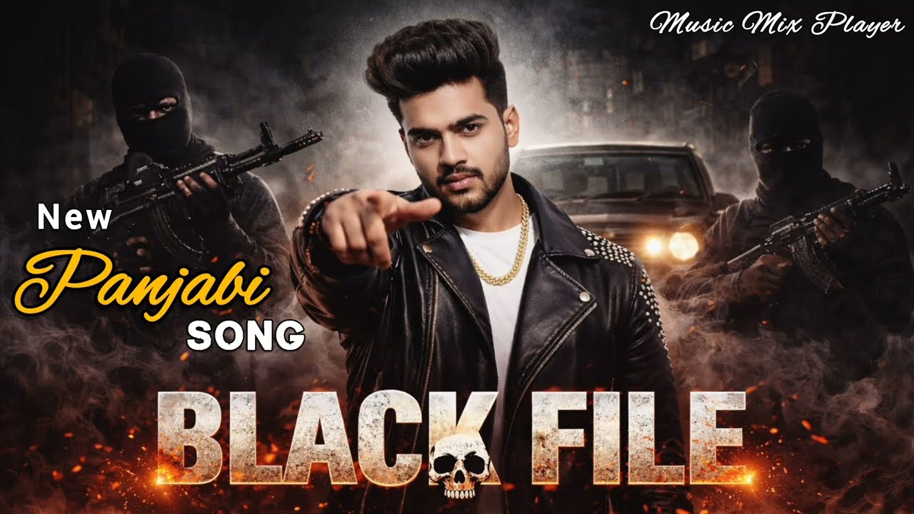 Black File | PunjabiGangstaRap 2026 | Dark Trap Anthem | panjabi song #musicmixplayer #panjabisong 